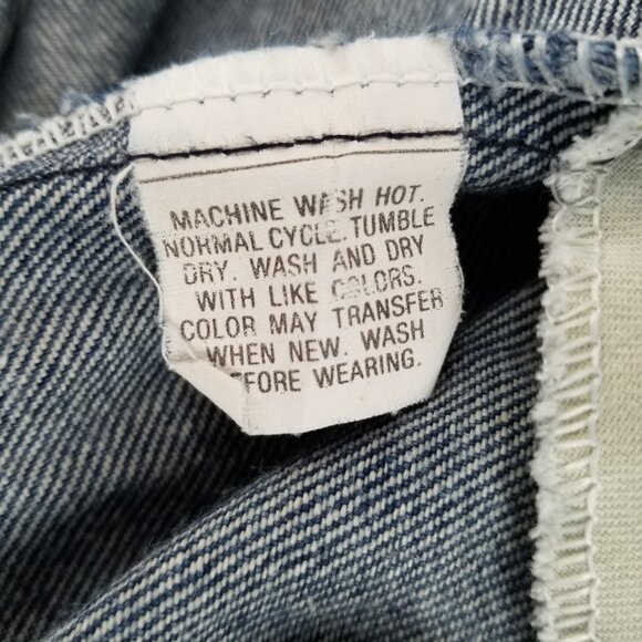 Vintage Levi's 40506-0215 Orange Tab Straight Leg Denim Jeans Size 30x30 - Picture 11 of 12